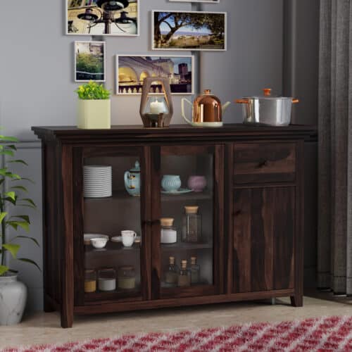 wood glass cabinet