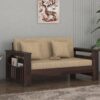 Workix Solid Wood 2 Seater Wooden Sofa Set For Living Room | Furniture