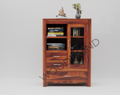 Orbita Book Cabinet with Glass Doors - Image 2