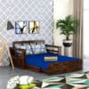 wooden sofa bed