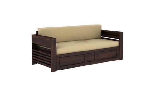 Workia 3 Seater Sofa Cums Bed for Bedroom & Living Room - Image 4