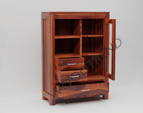 Orbita Book Cabinet with Glass Doors - Image 5