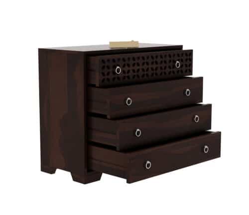 Worksy 4-Drawer Wooden Chest Of Drawers - Image 3