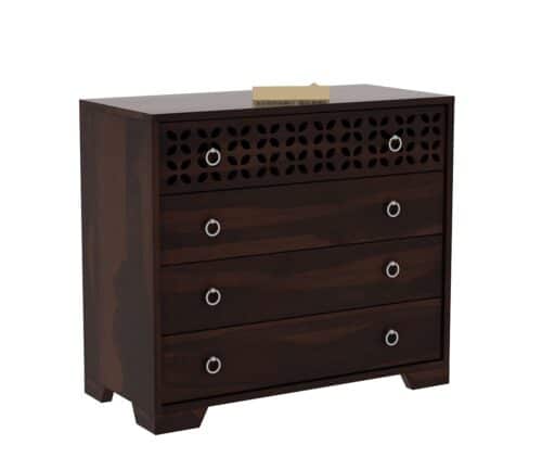 Worksy 4-Drawer Wooden Chest Of Drawers - Image 5