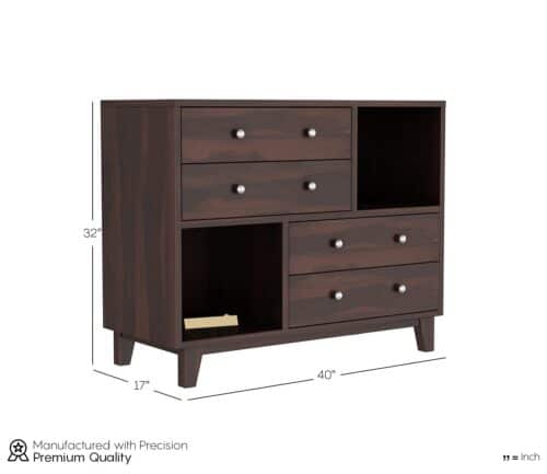 Deskura Chest of Drawers with Shelves - Image 4