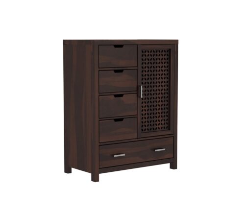Flexica 5-Drawer Wooden Chest Of Drawers - Image 6
