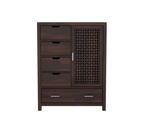Flexica 5-Drawer Wooden Chest Of Drawers - Image 4