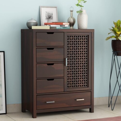 Flexica 5-Drawer Wooden Chest Of Drawers