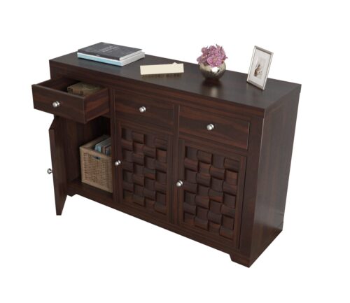 Workora Sideboard Cabinet with 3 Drawers - Image 5