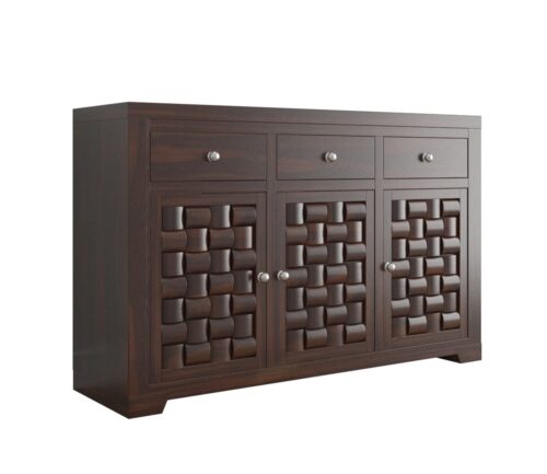Workora Sideboard Cabinet with 3 Drawers - Image 3
