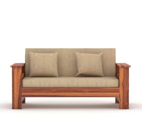 Ergova Solid Wooden Two Seater Sofa Set For Living Room | Furniture - Image 3
