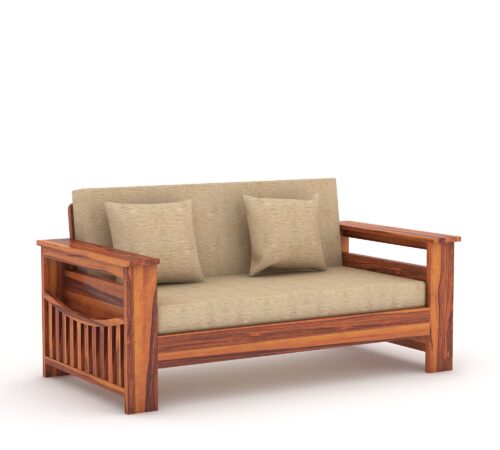Ergova Solid Wooden Two Seater Sofa Set For Living Room | Furniture - Image 6