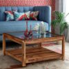 wood coffee table,