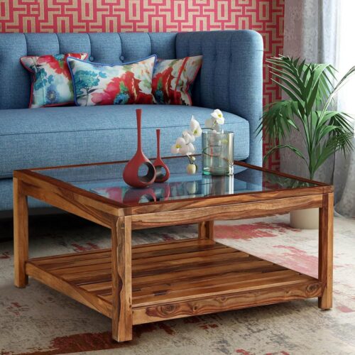 wood coffee table,