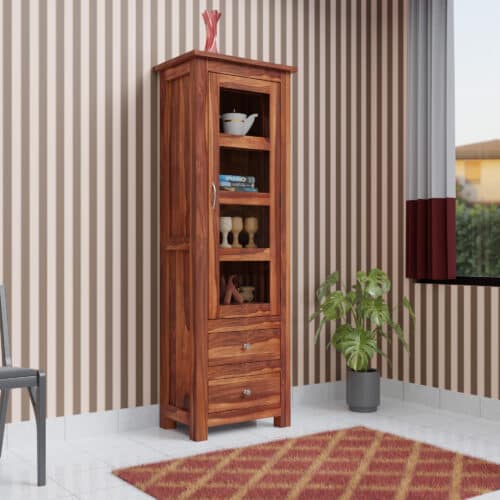 book cabinet with glass doors