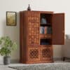 Workza Solid Wood 4 Door Wardrobe